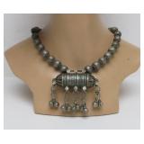 LARGE Old Hirz Bedouin Amulet Necklace