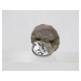 Old Vintage Inlaid Native American Sterling Silver Ring