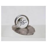 Old Vintage Inlaid Native American Sterling Silver Ring