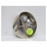 Large Vintage Taxco Sculptural Sterling Silver Brooch w/Onyx