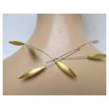 Lovely Gold Washed Sterling Silver Necklace