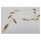 Lovely Gold Washed Sterling Silver Necklace