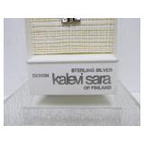 Mid Century Danish Modern Sterling Silver Pendant Necklace by Kalevi Sara