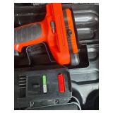 Black & Decker 18V Cordless Drill with Stud Sensor and Carrying Case