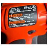 Black & Decker 18V Cordless Drill with Stud Sensor and Carrying Case