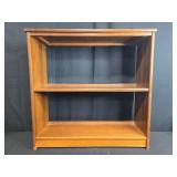 Wooden Two-Shelf Bookcase 29x29x9 Inches