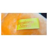 Fall and Halloween Decor Collection with Plush Pumpkin, Ceramic "Give Thanks" Plaque, and Autumn Basket