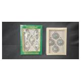 Holiday Decor Collection with Ornaments and String Lights in Storage Bin