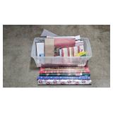 Holiday Gift Wrapping Set with Rolls, Bags, Ribbons, and Bows