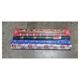 Holiday Gift Wrapping Set with Rolls, Bags, Ribbons, and Bows