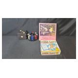 Game Night Bundle: Gallery 550 Piece Puzzle, Real Dumb Laws Game, and Vegas Dice Set with Poker Chips