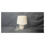 Home Decor Group with Plant Stand, Small Table Lamp, and Artificial Plants