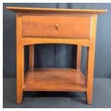 Impressions by Thomasville Wooden Nightstand with Drawer and Shelf
