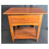Impressions by Thomasville Wooden Nightstand with Drawer and Shelf
