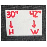 Large Ornate Gold Framed Wall Mirror 30x42 Inches