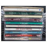 Woven Storage Bench with 2 Baskets and Music CDs