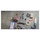 Assorted Hand Tool and Paint Tool Lot with Bucket