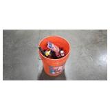 Assorted Hand Tool and Paint Tool Lot with Bucket