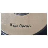 Kitchen and Dining Set with Sango Nova Black Dishes, Wine Opener, Wine-Themed Coasters, Mugs, and Glassware