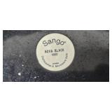 Kitchen and Dining Set with Sango Nova Black Dishes, Wine Opener, Wine-Themed Coasters, Mugs, and Glassware