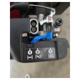 Gas-Powered Curved Shaft String Trimmer, Red and Black