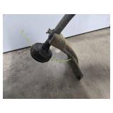 Gas-Powered Curved Shaft String Trimmer, Red and Black