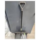 Lot of Assorted Shovels, Snow Pushers, and Yard Tools