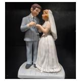 Collection of Vintage Wedding and Christmas Figurines Homco Lefton Avon