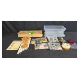 UpBlend Outdoors Walula White Wind Chime and Embroidery Supplies Assortment