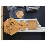 UpBlend Outdoors Walula White Wind Chime and Embroidery Supplies Assortment