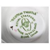 Collection of Vintage Teacups, Saucers, and Glassware Including Royal Stafford, Merit, Royal Albert