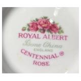 Collection of Vintage Teacups, Saucers, and Glassware Including Royal Stafford, Merit, Royal Albert