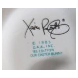 Vintage Easter Bunny and Spring Figurines Collection with Decor Accents