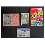 Board Game and Book Lot with Puzzles, Word Games, and Vintage Cards