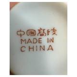 Set of Vintage Miniature Porcelain Teacups and Saucers