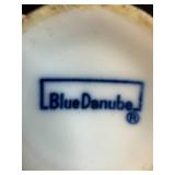 Set of Vintage Miniature Porcelain Teacups and Saucers