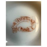 Collection of 6 Vintage Porcelain Demitasse Cups and Saucers