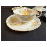 Set of 6 Vintage Porcelain Demitasse Cups and Saucers Japan and England