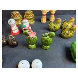 Collection of Vintage Salt and Pepper Shaker Sets - Animal and Novelty Designs