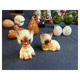 Collection of Vintage Salt and Pepper Shaker Sets - Animal and Novelty Designs