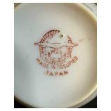 Collection of Vintage Porcelain Teacups and Saucers Occupied Japan and Royal Copenhagen