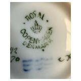 Collection of Vintage Porcelain Teacups and Saucers Occupied Japan and Royal Copenhagen