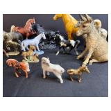 Collection of Mixed Horse Figurines Assorted Materials and Sizes
