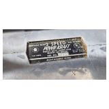 Vintage Powr-Kraft Saber Saw, Craftsman Drill, Hardware Organizer, and BSA Bantam Sign Set