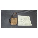 Brahmin Embossed Leather Crossbody Purse with Dust Bag and Baggallini Fabric Shoulder Bag