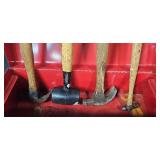 Vermont American 19-Inch Metal Toolbox with Assorted Hand Tools