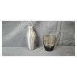 Assorted Barware Glassware Set with Cocktail Shaker