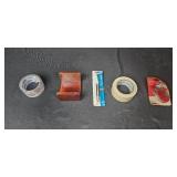 Office Supply Lot with Apple Wireless Keyboard, Mouse, Notepads, Tape, and More