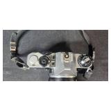 Pentax ME Super 35mm Film Camera Set with Lenses, Flash, and Case