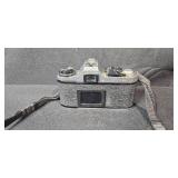 Pentax ME Super 35mm Film Camera Set with Lenses, Flash, and Case
